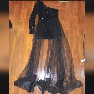 Women's Sequins Maxi Romper Size Small